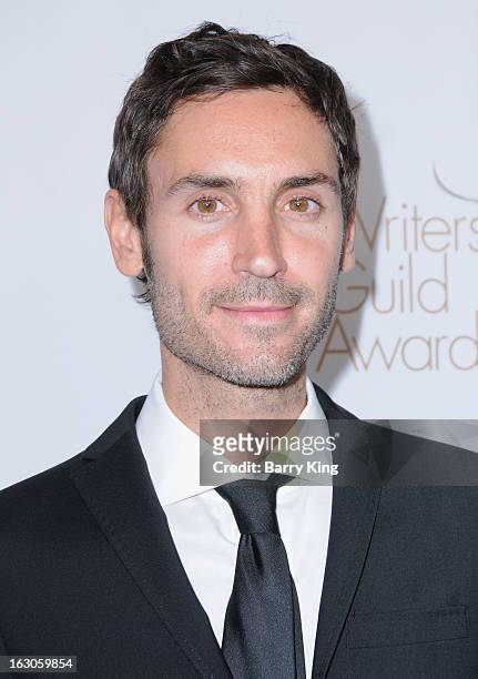Writer/director Malik Bendjelloul attends the 2013 Writers Guild Awards at JW Marriott Los Angeles L.A. LIVE on February 17, 2013 in Los Angeles,...