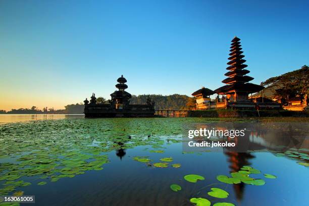 pura ulun danu - pura ulu danau temple stock pictures, royalty-free photos & images