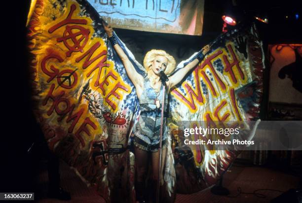 John Cameron Mitchell performs in a scene from the film 'Hedwig And The Angry Inch', 2001.