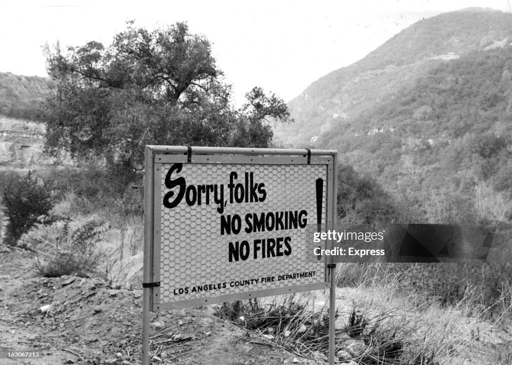 Los Angeles County Fire Department Sign