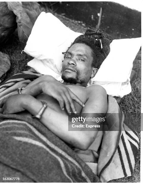 Dedan Kimathi Waciuri, handcuffed in a hospital bed, led an armed military struggle known as the Mau Mau uprising against the British colonial...