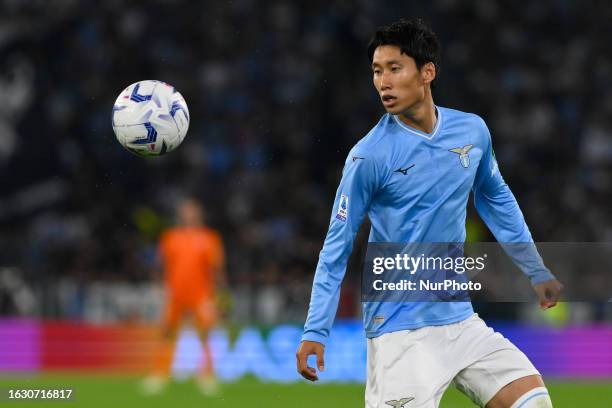 Daichi Kamada of S.S. Lazio during the 2nd day of the Serie A Championship between S.S. Lazio - Genoa C.F.C on August 27, 2023 at the Olympic Stadium...