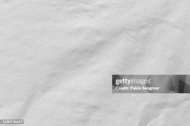 close-up white tissue paper texture background. - white paper texture stock-fotos und bilder