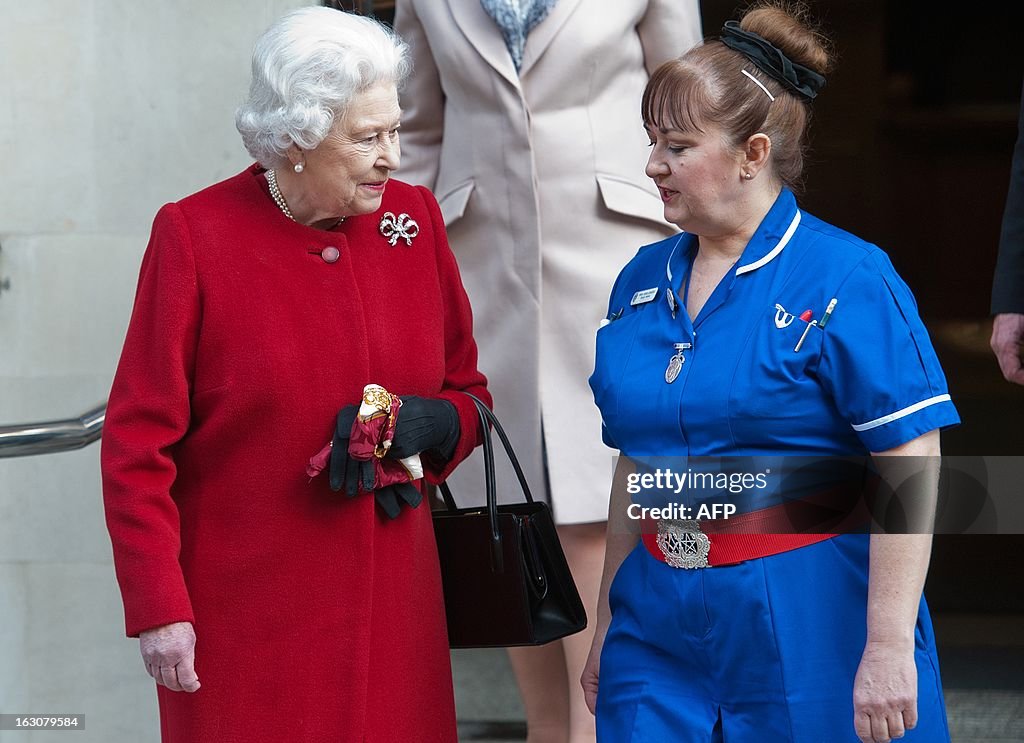 BRITAIN-ROYALS-QUEEN-HEALTH-DEPARTURE