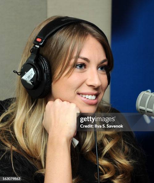 Studio Stassi Stassi Schroeder visits Cosmo radio at the SiriusXM Studios on March ...