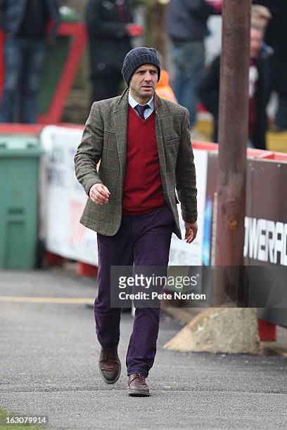Exeter City manager Paul Tisdale walks to the dressing room prior to the npower League Two match between Exeter City and Northampton Town at St...