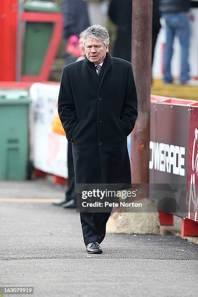 Exeter City Director of Football Steve Perryman prior to the npower League Two match between Exeter City and Northampton Town at St James's Park on...