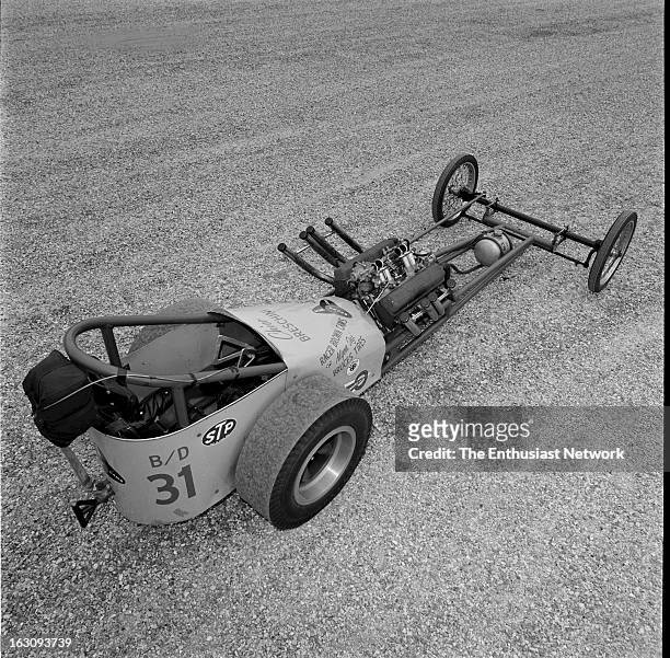 Chico Breschini B/Dragster powered by a fuel-injected small block Chevrolet engine.