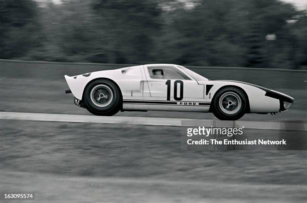 Ford GT40 A right-hand-drive GT40 was driven during the preview of the new FOMOCO models at the Ford Proving Grounds north of Detroit.