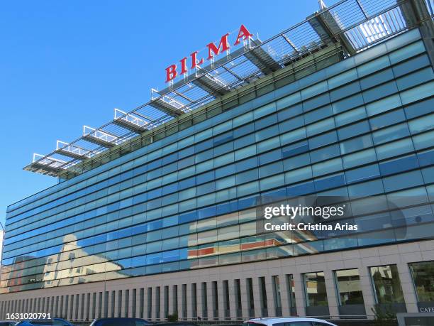 Bilma Madrid an office building designed by architect Rafael de la Hoz on 28 December, 2021 in Madrid, Spain.