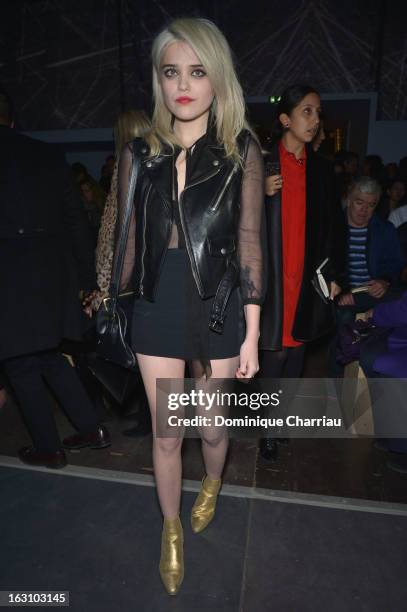 Sky Ferreira attends the Saint Laurent Fall/Winter 2013 Ready-to-Wear show as part of Paris Fashion Week on March 4, 2013 in Paris, France.