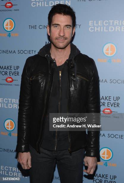 Actor Dylan McDermott attends The Cinema Society & Make Up For Ever screening of "Electrick Children" at IFC Center on March 4, 2013 in New York City.