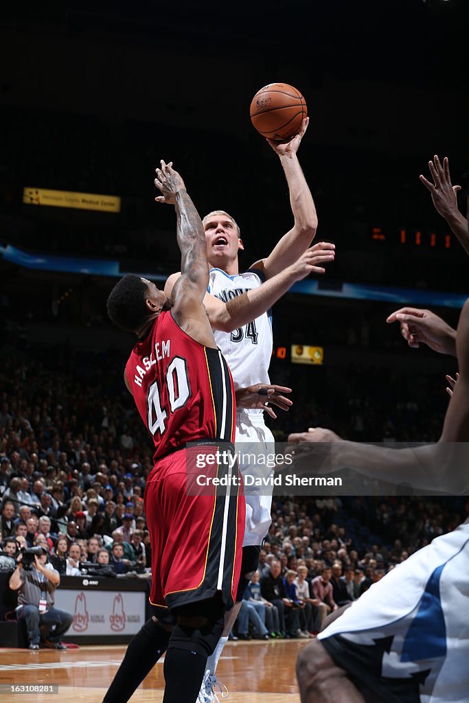 Miami Heat v Minnesota Timberwolves