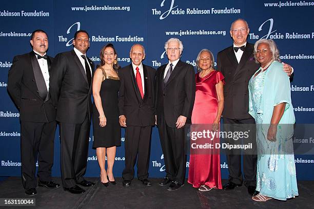 John Skipper, Gregg Gonsalves, Della Britton Baeza, Roscoe Brown, Martin L. Edelman, Rachel Robinson, Leonard C. Coleman Jr., and Sharon Robinson...