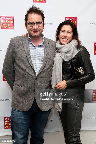 Fritz Michel and Lee Michel attend the 2013 re:FORM Art Benefit at C24 Gallery on March 4, 2013 in New York City.