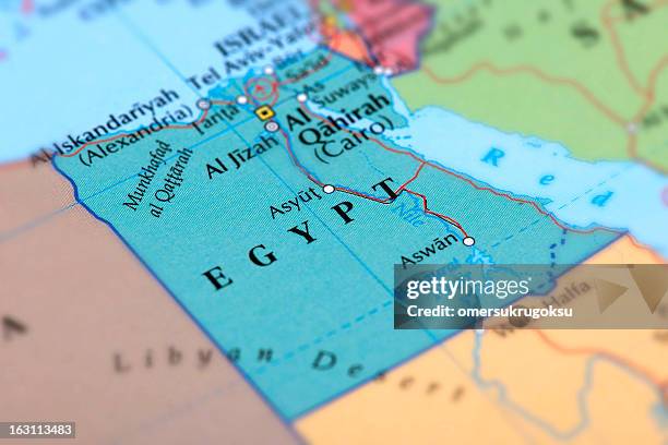 egipto - egypt map fotografías e imágenes de stock