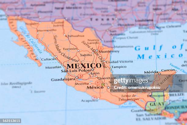 Maxio Map Mexico Political Map Photos and Premium High Res Pictures - Getty Images