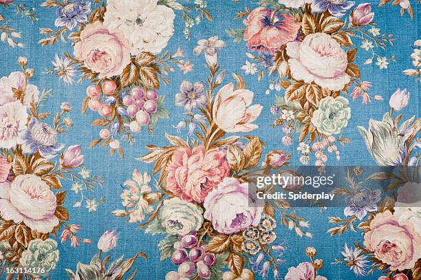 floral textura de 88552135 antigo - papel de parede - fotografias e filmes do acervo