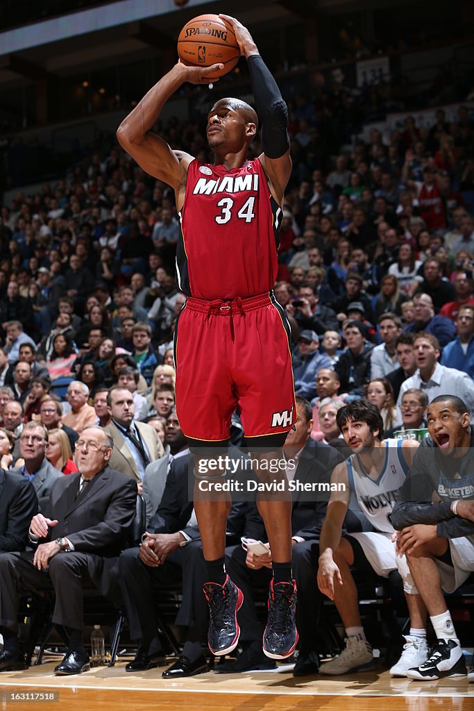 Miami Heat v Minnesota Timberwolves