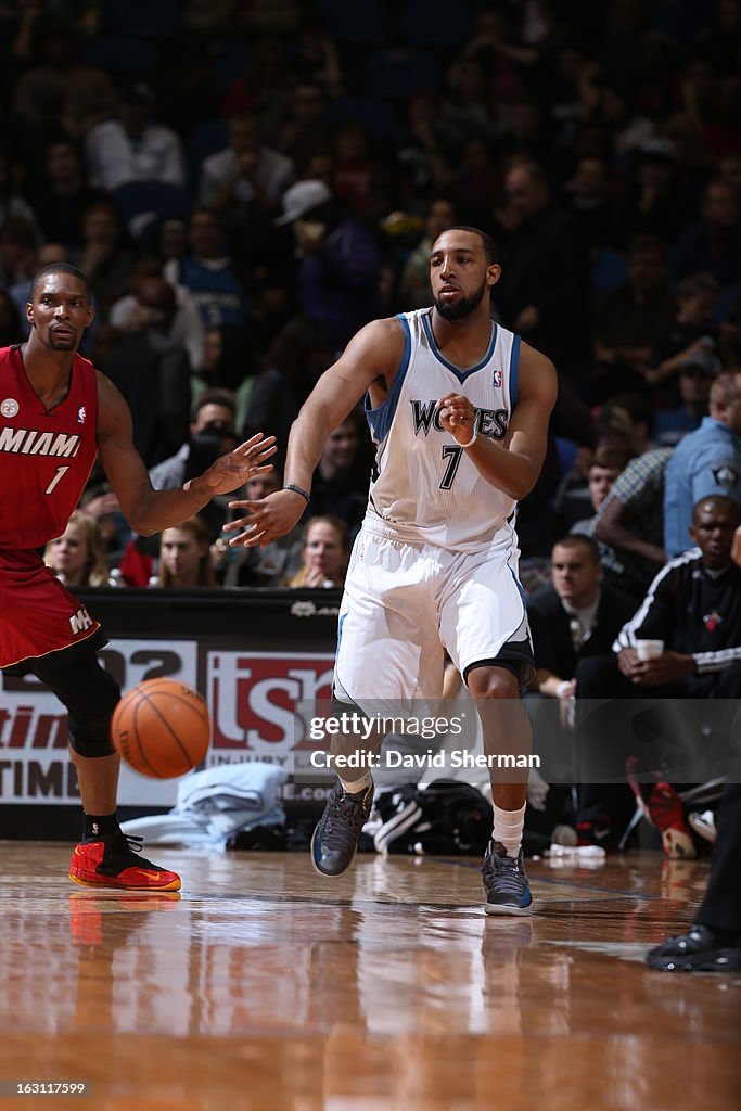 Miami Heat v Minnesota Timberwolves