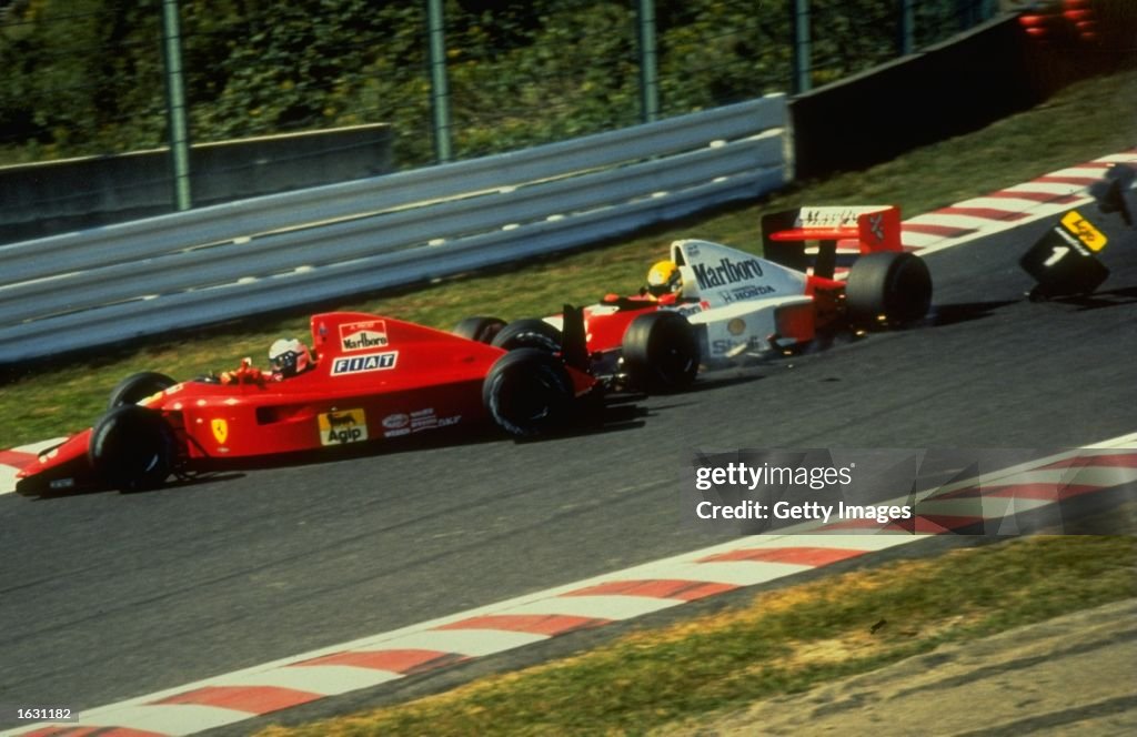 Alain Prost and Ayrton Senna