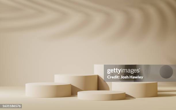 3d rendering exhibition background - pódio imagens e fotografias de stock