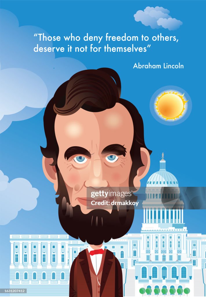 Abraham Lincoln Zitate und Porträt