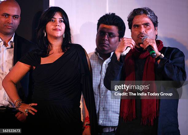 And film producer Ekta Kapoor launched tele series Ek Thi Naayka along with Vishal Bhardwaj and telly actors.