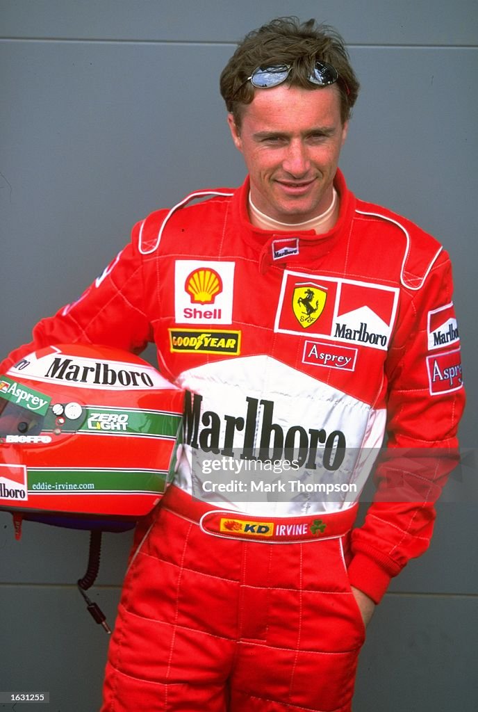 Eddie Irvine of Great Britain