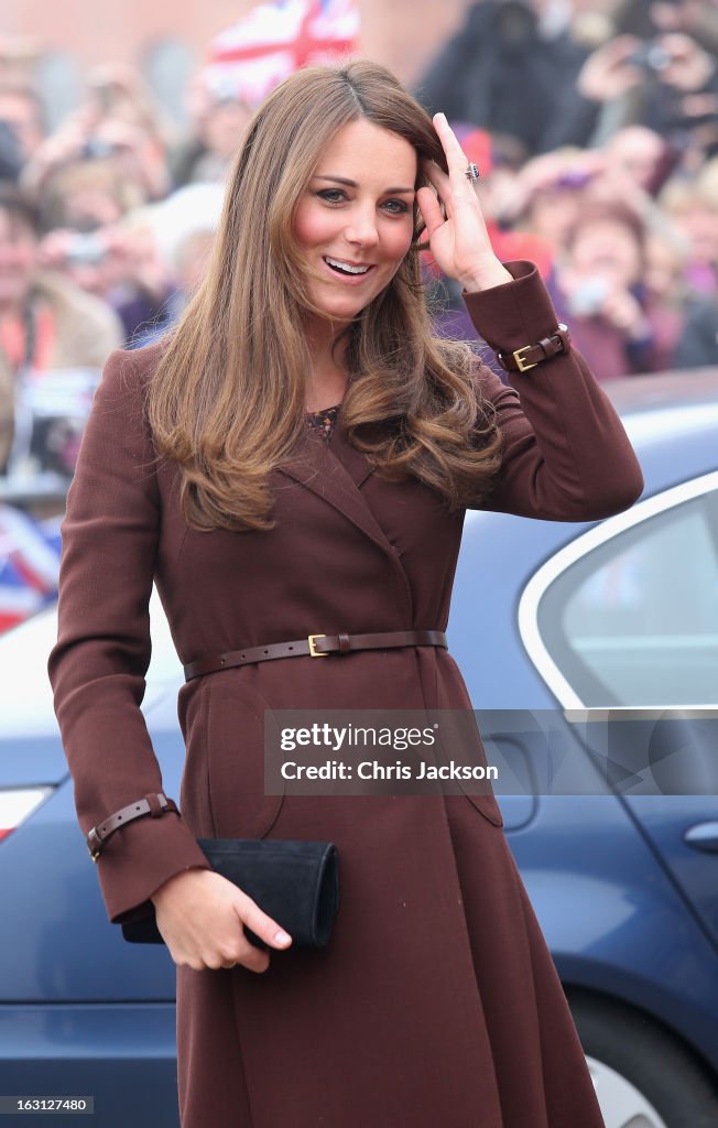 The Duchess Of Cambridge Visits Grimsby