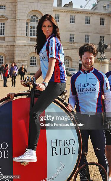 Peta Todd attends as the Help For Heroes Hero Ride is launched at Horse Guards Parade on March 5, 2013 in London, England.