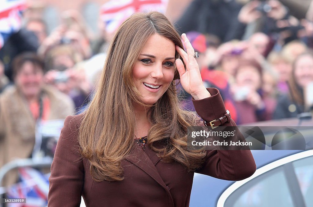 The Duchess Of Cambridge Visits Grimsby