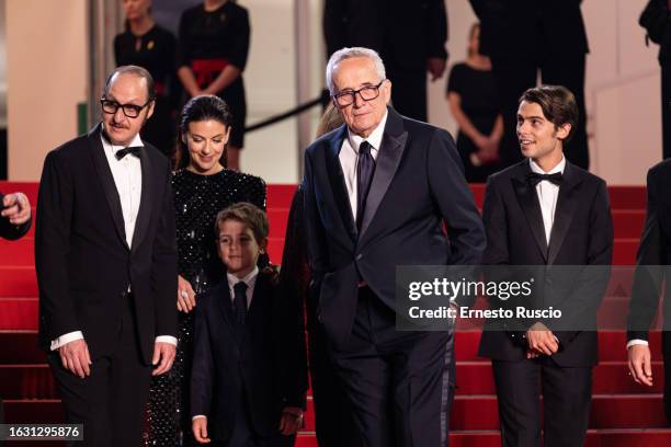 Marco Bellocchio attends the "Rapito " red carpet during the 76th annual Cannes film festival at Palais des Festivals on May 23, 2023 in Cannes,...