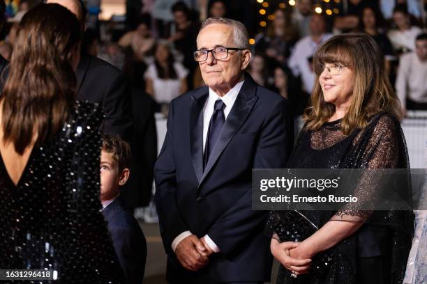 Marco Bellocchio attends the "Rapito " red carpet during the 76th annual Cannes film festival at Palais des Festivals on May 23, 2023 in Cannes,...