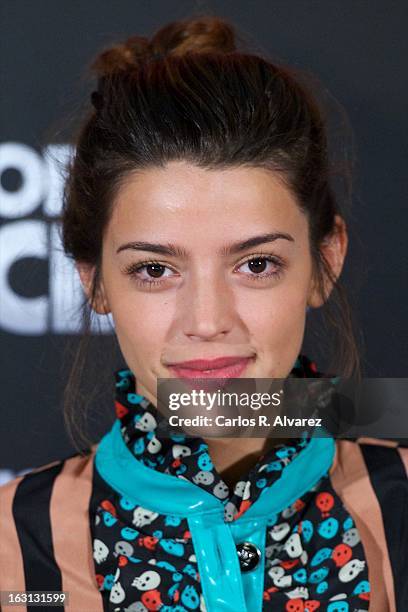 Actress Calu Rivero attends the "Tesis Sobre Un Homicidio" photocall at Casa de America on March 5, 2013 in Madrid, Spain.