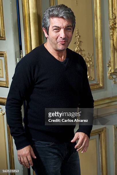 Actor Ricardo Darin attends the "Tesis Sobre Un Homicidio" photocall at Casa de America on March 5, 2013 in Madrid, Spain.