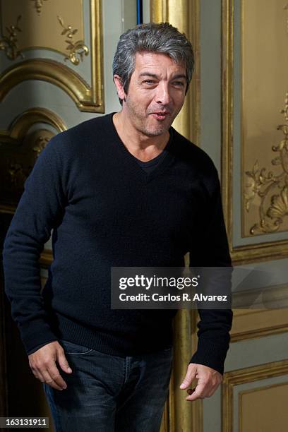 Actor Ricardo Darin attends the "Tesis Sobre Un Homicidio" photocall at Casa de America on March 5, 2013 in Madrid, Spain.