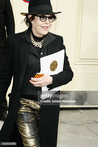 Dani attends the Chanel Fall/Winter 2013 Ready-to-Wear show as part of Paris Fashion Week at Grand Palais on March 5, 2013 in Paris, France.