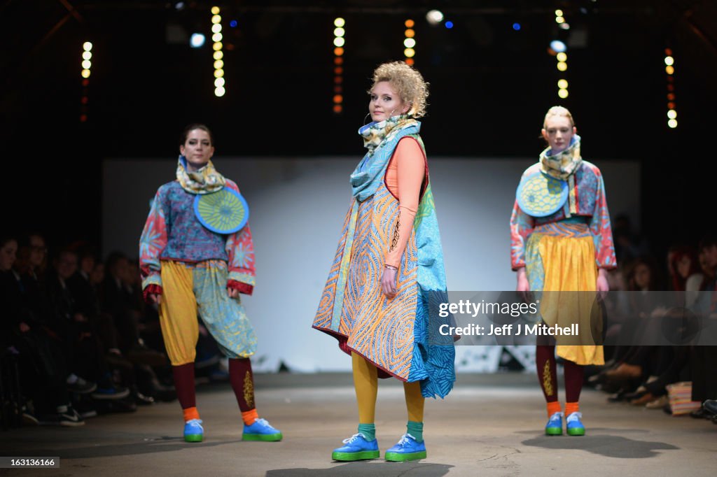 Students From The Glasgow School Of Art Hold Their Annual Fashion Show