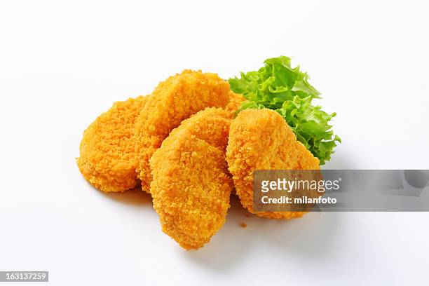 ベジタリアン入った - chicken nuggets ストックフォトと画像