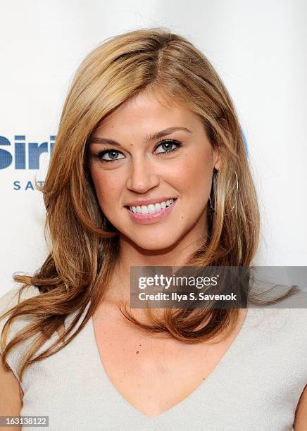 Actress Adrianne Palicki visits the SiriusXM Studios on March 5, 2013 in New York City.