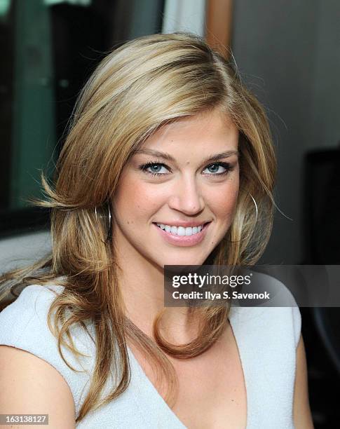 Actress Adrianne Palicki visits Cosmo Radio at the SiriusXM Studios on March 5, 2013 in New York City.