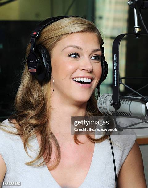 Actress Adrianne Palicki visits Cosmo Radio at the SiriusXM Studios on March 5, 2013 in New York City.