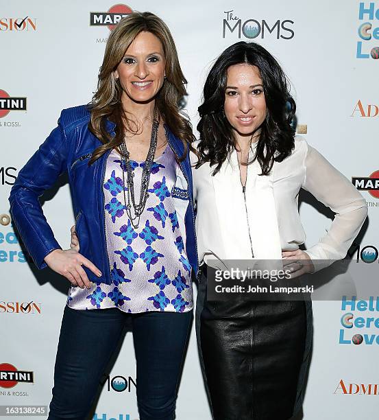 Denise Albert and Melissa Gerstein attend The MOMS Celebrate the Release Of "Admission" at Disney Screening Room on March 5, 2013 in New York City.