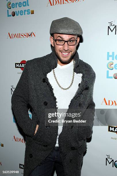 Micah Jesse attends the Moms and MARTINI celebrate Tina Fey and release of her new film, "Admission" at Disney Screening Room on March 5, 2013 in New...