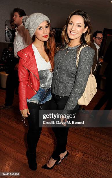 Preeya Kalidas and Kelly Brook attend the UK Premiere of 'Welcome To The Punch' at the Vue West End on March 5, 2013 in London, England.