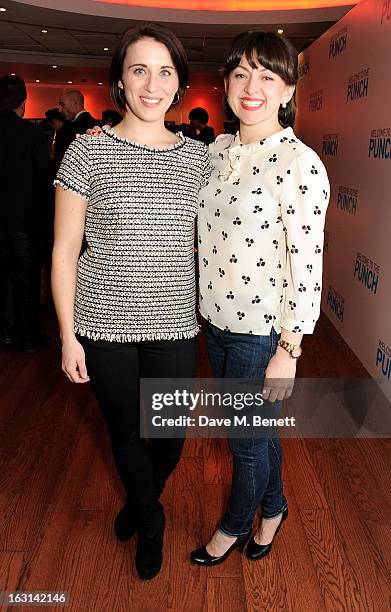 Actors Vicky McClure and Jo Hartley attend the UK Premiere of 'Welcome To The Punch' at the Vue West End on March 5, 2013 in London, England.