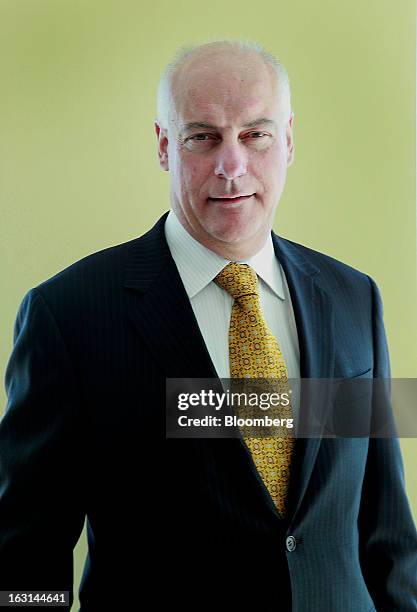 Gerald Panneton, chief executive officer of Detour Gold Corp., stands for a photograph after an interview in Toronto, Ontario, Canada, on Tuesday,...