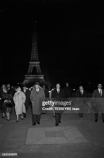 Andrei Gromyko Official Visit To France. Paris, avril 1965, Andreï GROMYKO, Ministre des affaires étrangères soviétique, en visite officielle en...