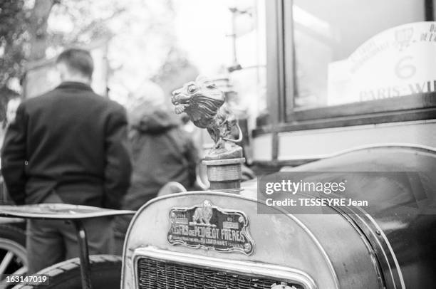 The Rally Of Old Cars Paris Vienna 1965. En mai 1965, dans le cadre de la course 'le rallye des vieux Tacots Paris Vienne' des automobiles anciennes...